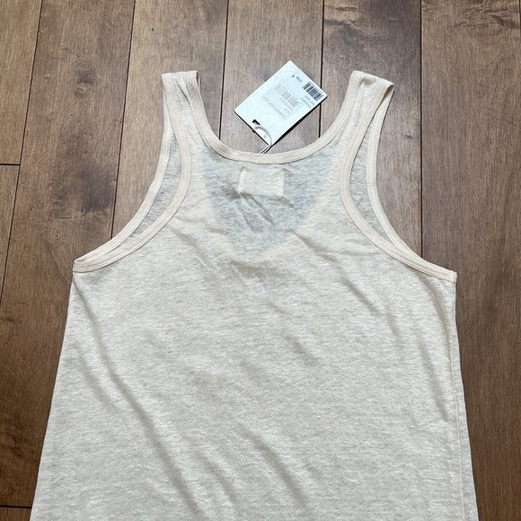 NWT Notshy the hottest cashmere linen maxi dress beach cover, peach cream XS - Picture 12 of 12